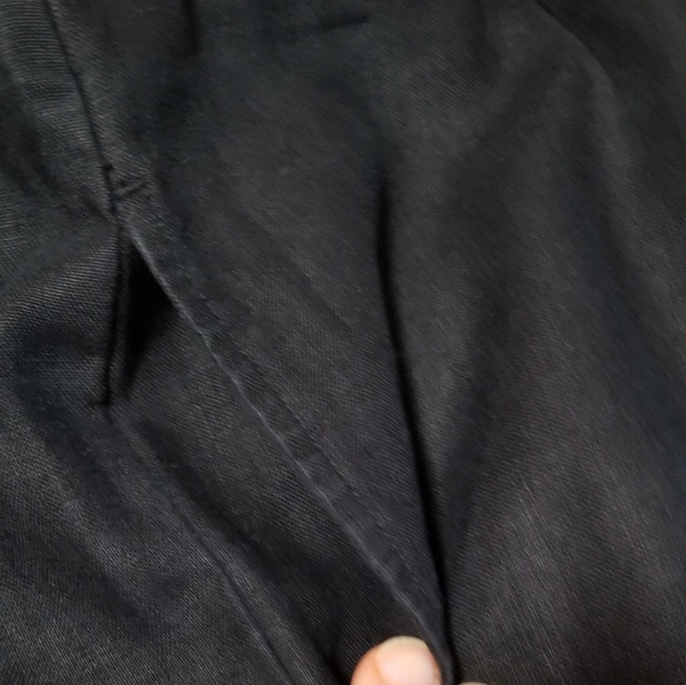 EUC J. Jill Black Linen Cropped Pants Size L - Picture 4 of 8